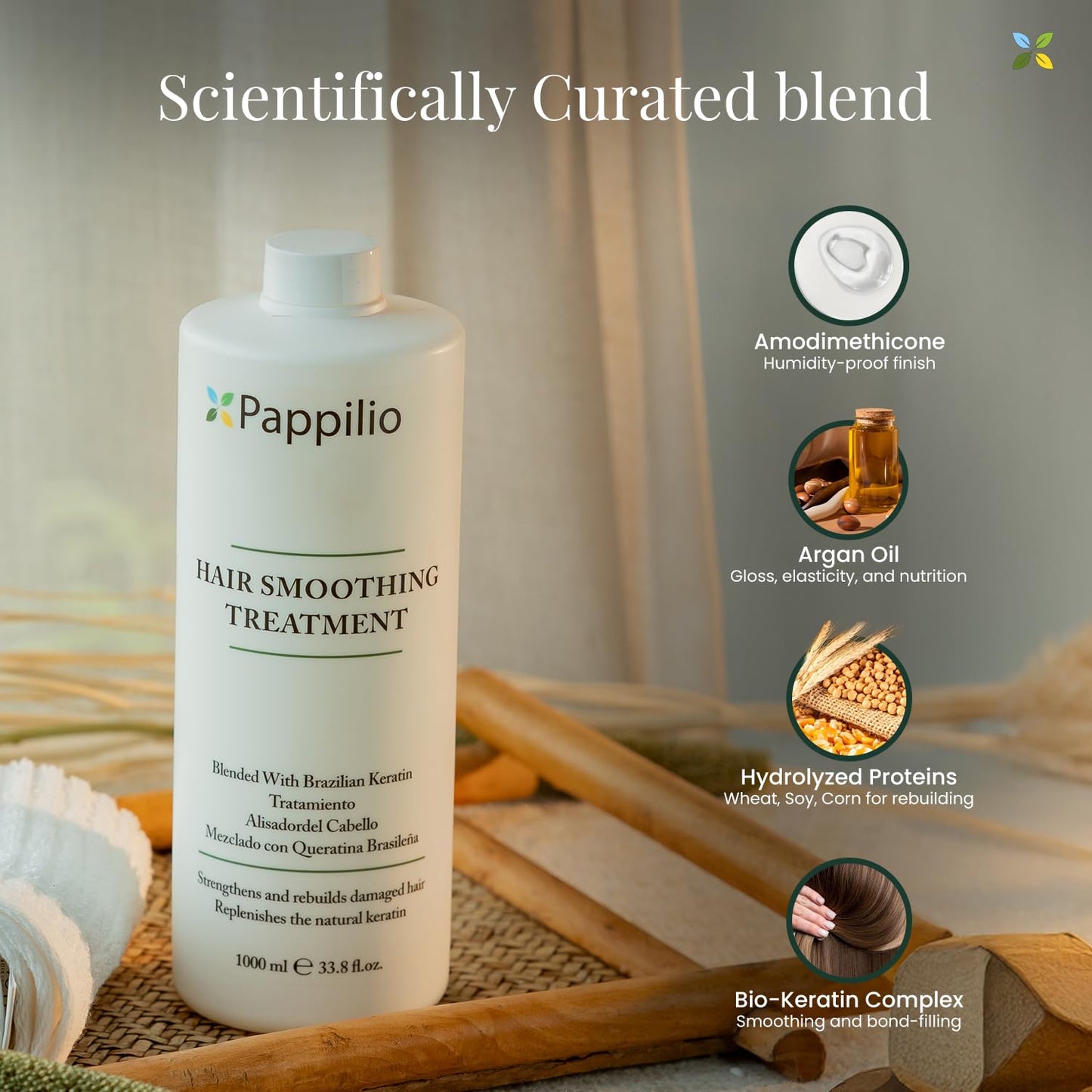 Hair Keratin Treatment Kit, Salon-Grade Smoothing System