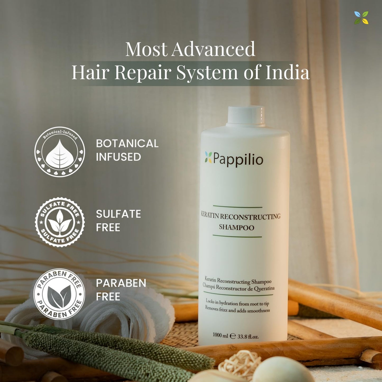 Keratin Reconstructing Shampoo for Post Care Damaged & Chemically Treated Hair