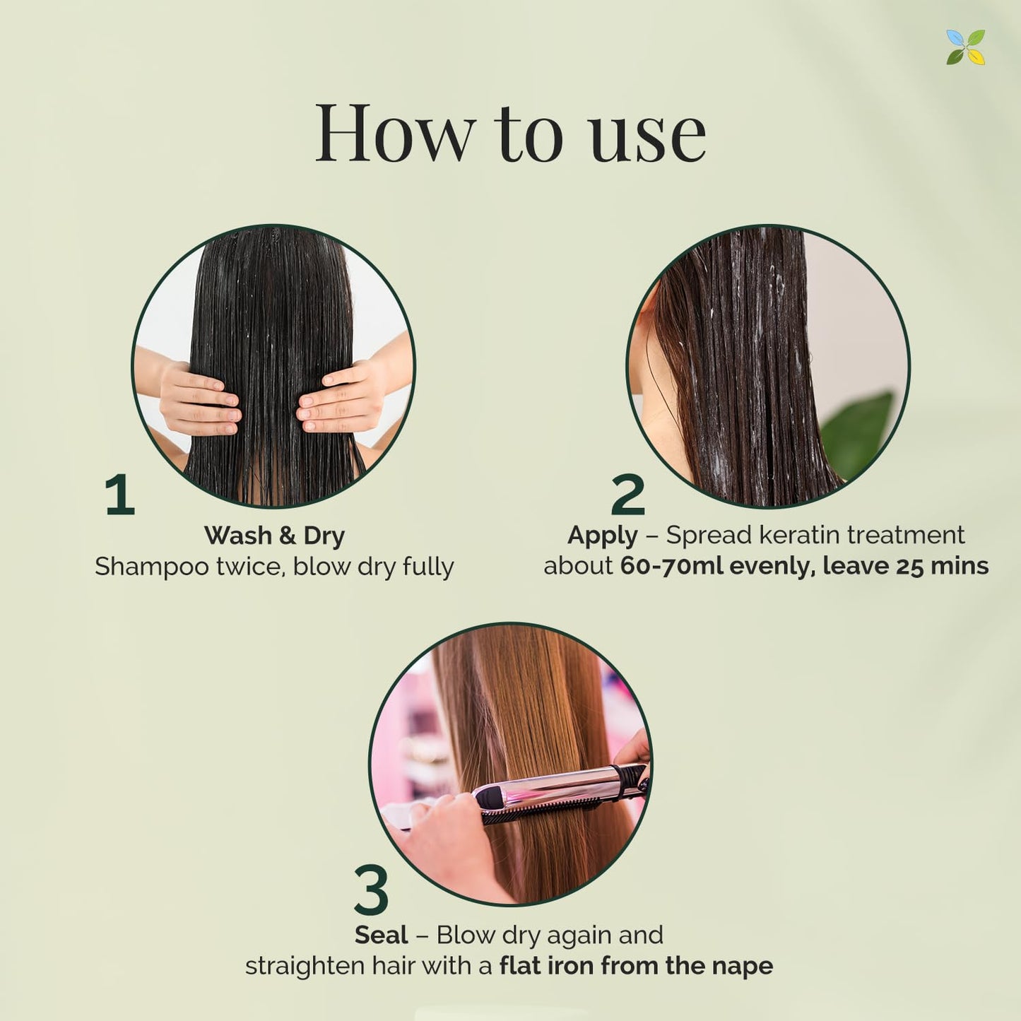 Hair Keratin Treatment Kit, Salon-Grade Smoothing System